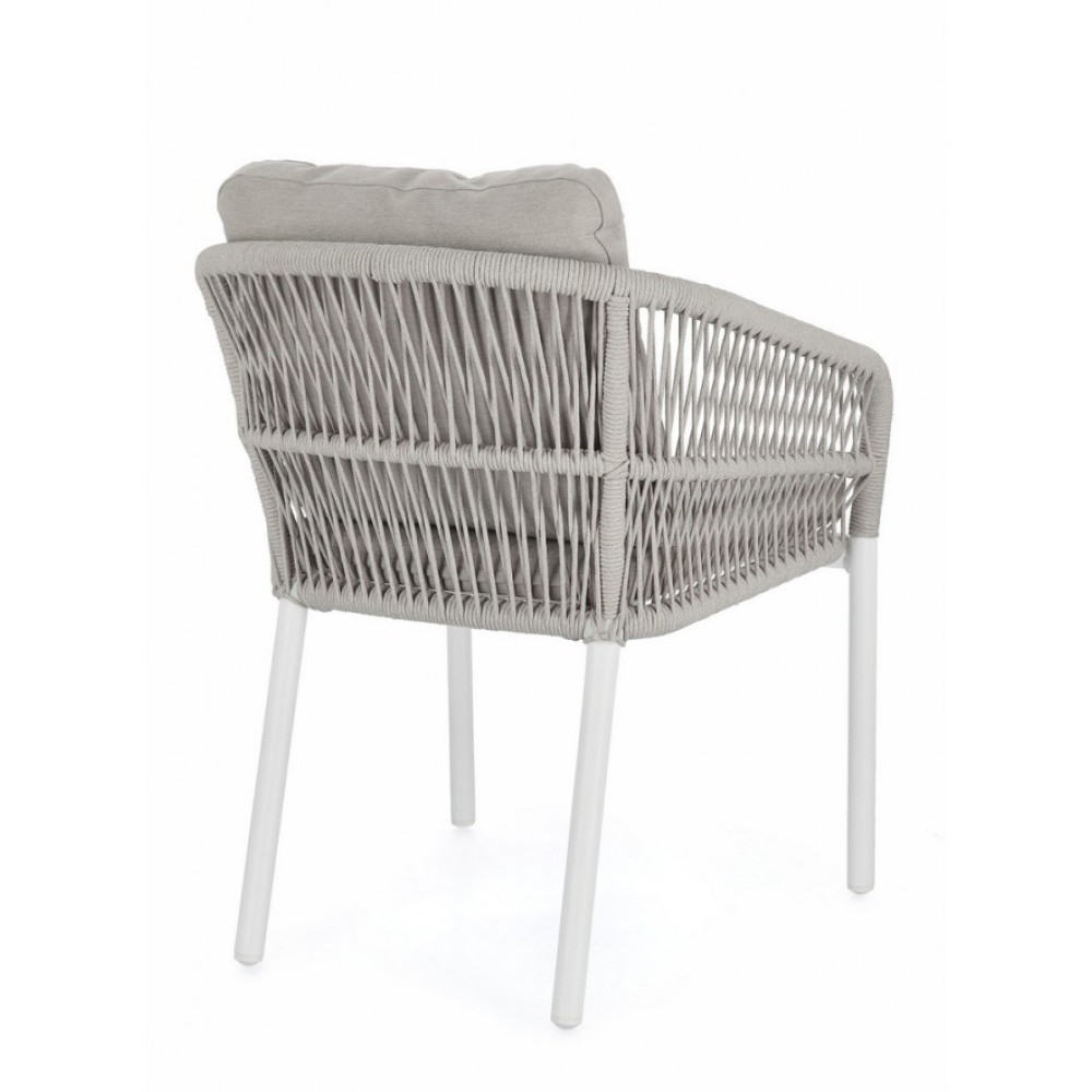 Bizzotto СТІЛЕЦЬ GALDANA WHITE W-ПІДЛІКТНИК W-CUSH