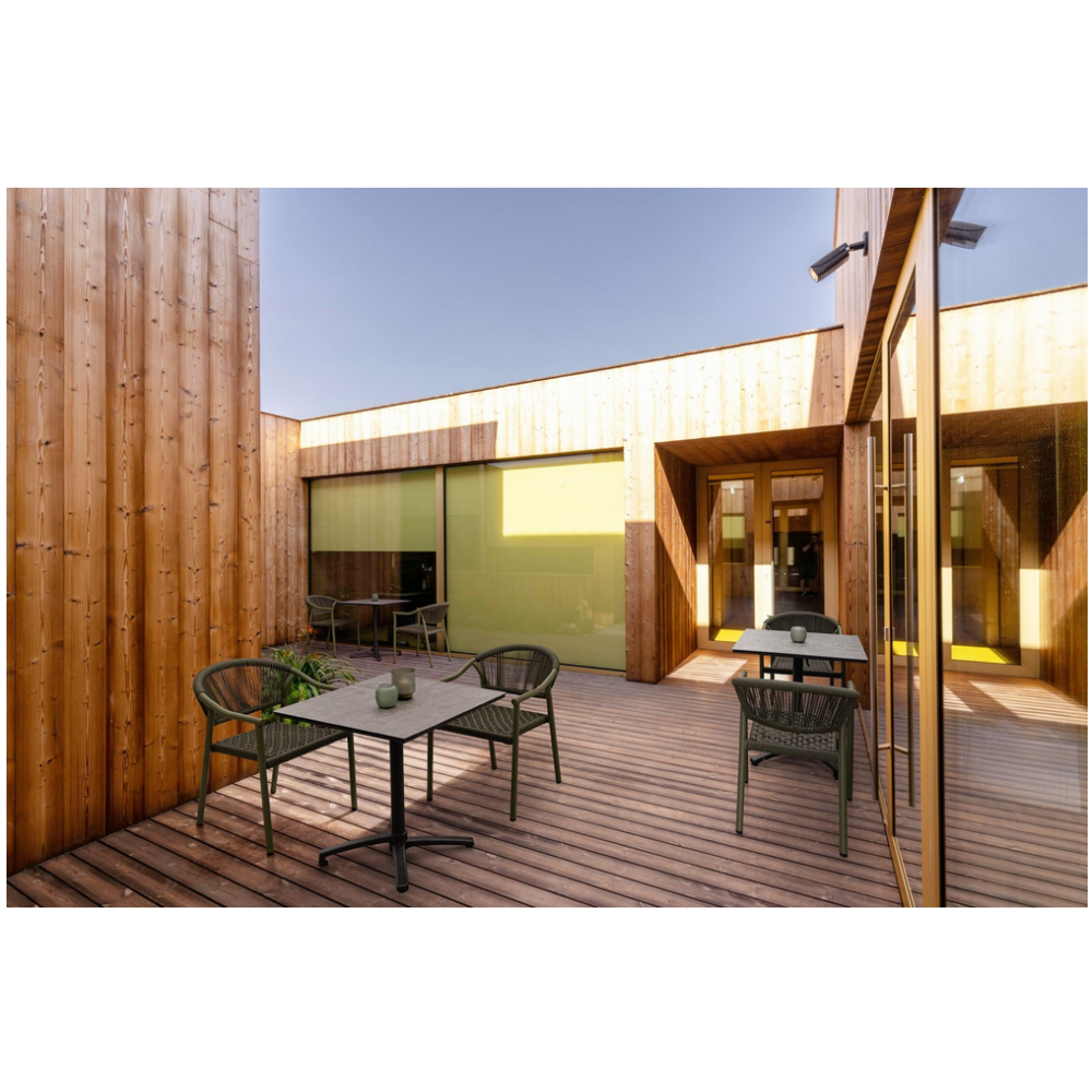 Bizzotto CLARET HPL ANTJA60/DARK БАРНИЙ СТІЛ 70X70