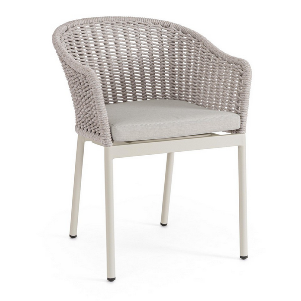 Bizzotto КРІСЛО SALINES WALL З ПІДЛОКІТНИКАМИ ТА ПОДУШКОЮ