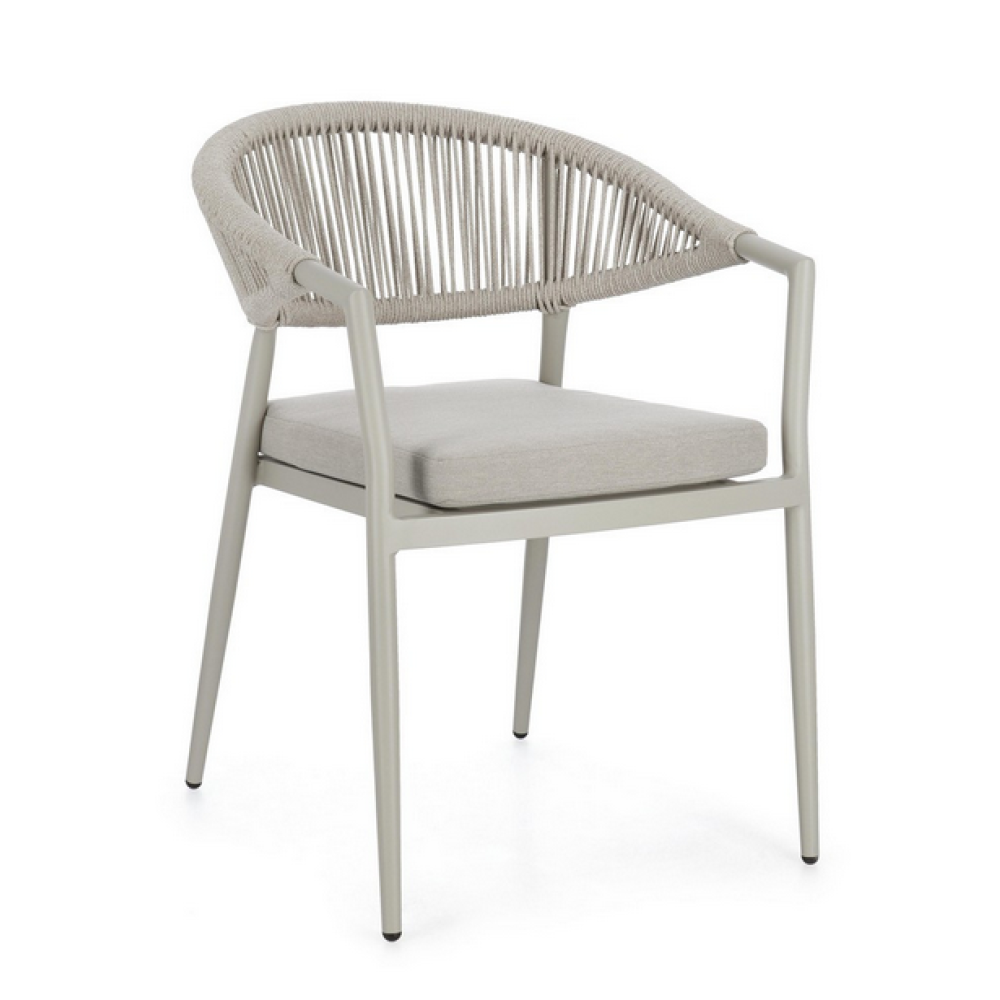 Bizzotto Крісло MILLOR SATURN з підлокітниками та подушками