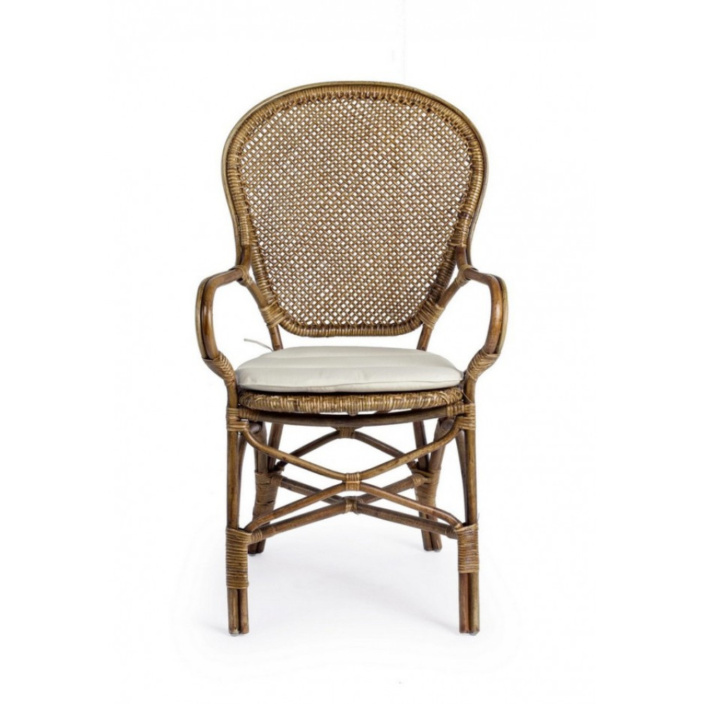 Bizzotto КРІСЛО EDELINA HONEY W-ARMR W-CUSH Bizzotto КРІСЛО EDELINA HONEY W-ARMR W-CUSH