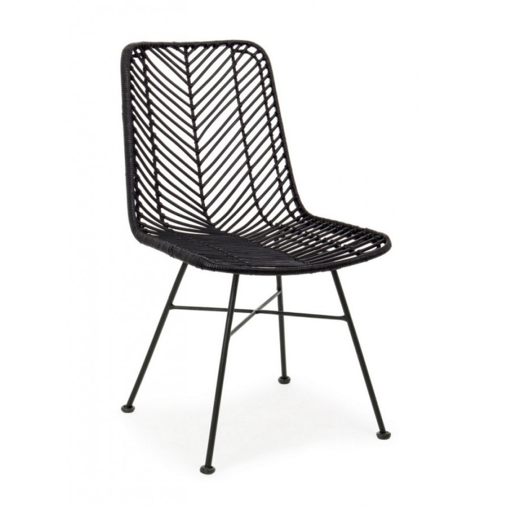 Bizzotto КРІСЛО LORENA ЧОРНЕ