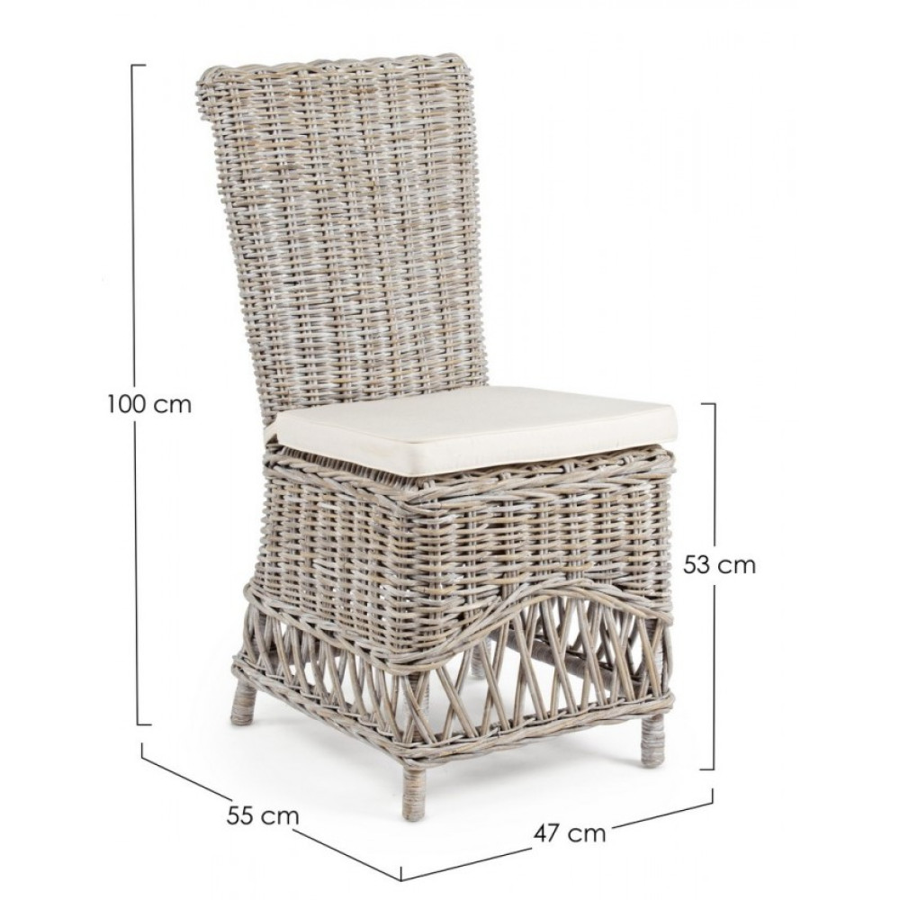 Bizzotto КРІСЛО WARNA W-CUSH Bizzotto КРІСЛО WARNA W-CUSH