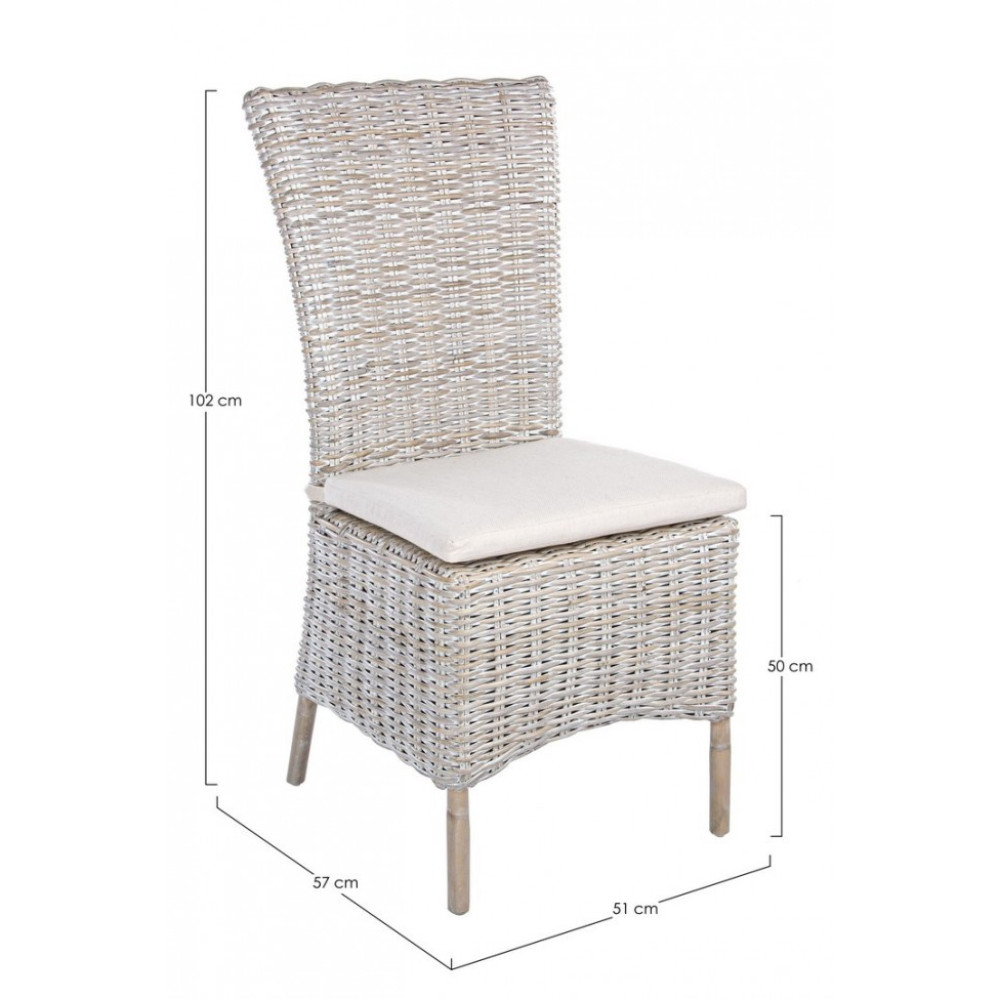 Bizzotto КРІСЛО ISLA W-CUSH Bizzotto КРІСЛО ISLA W-CUSH