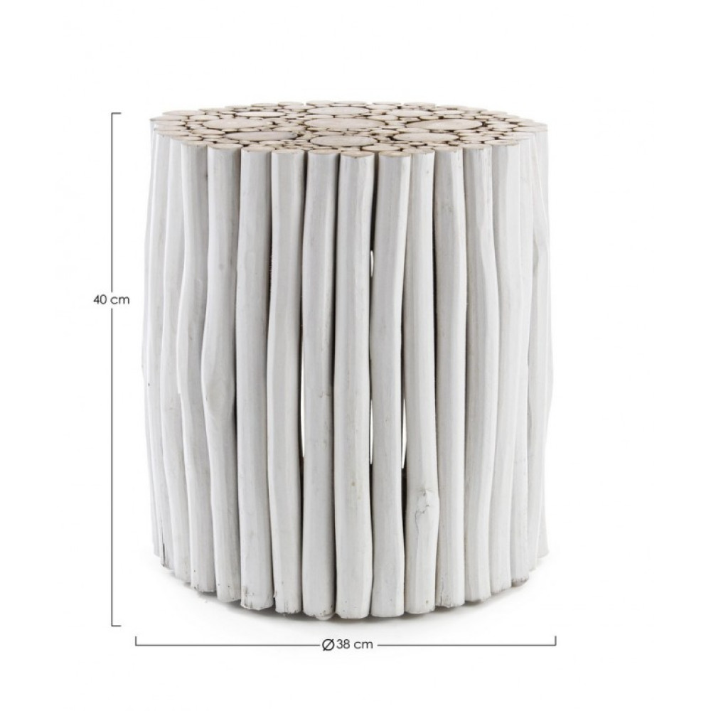 Bizzotto КАВОВИЙ СТІЛ GUADALUPE WHITE