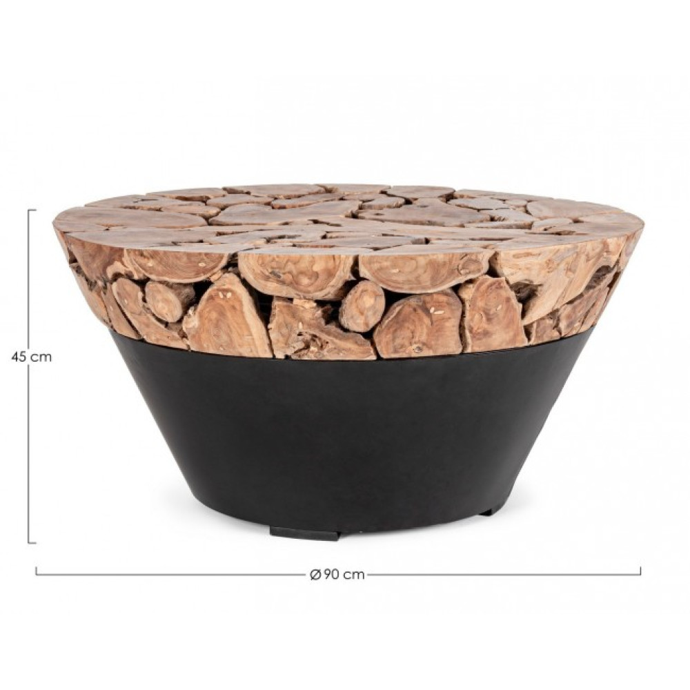 Bizzotto СТІЛ КАВОВИЙ GRENADA КРУГЛИЙ D90