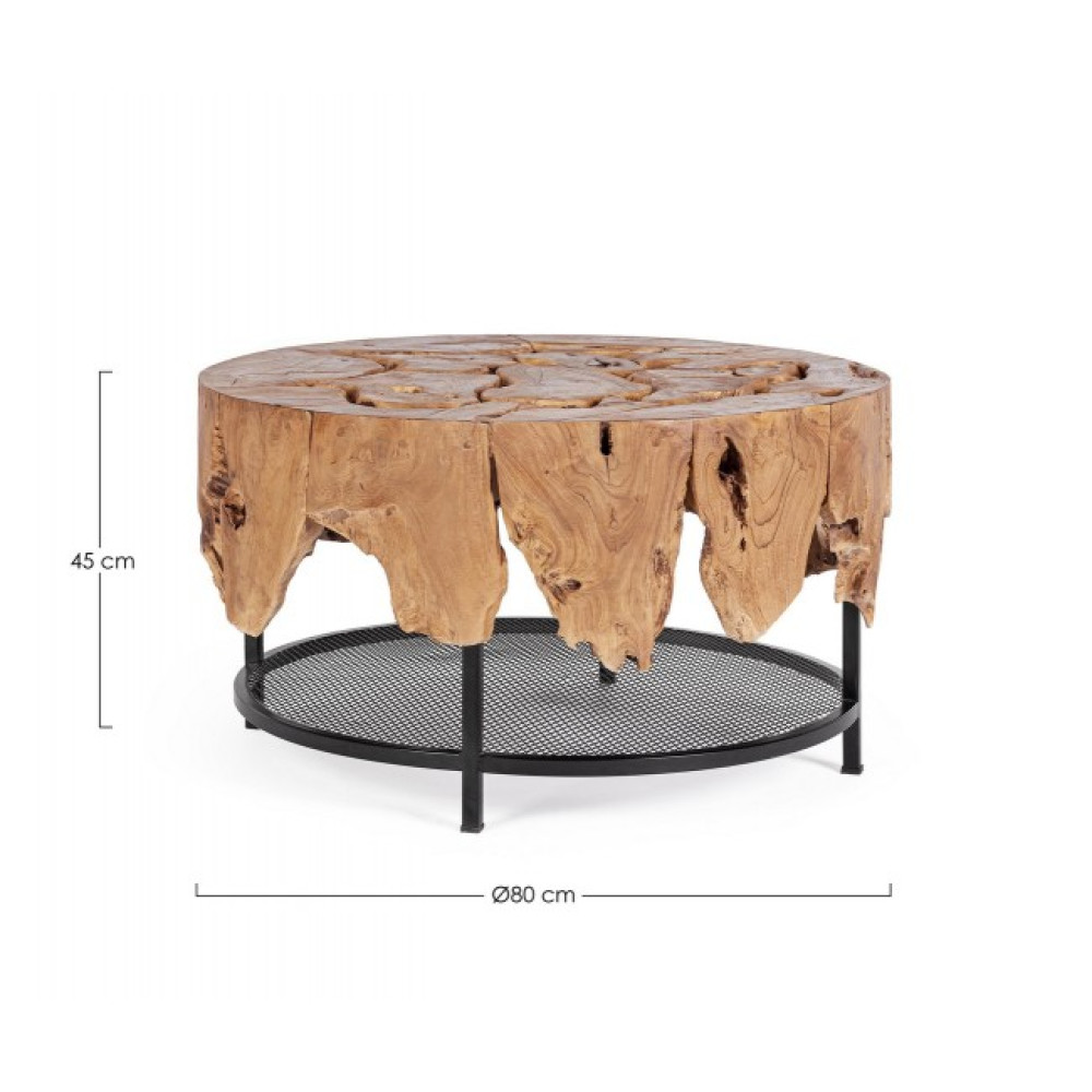 Bizzotto СТІЛ КАВОВИЙ GRENADA КРУГЛИЙ D80