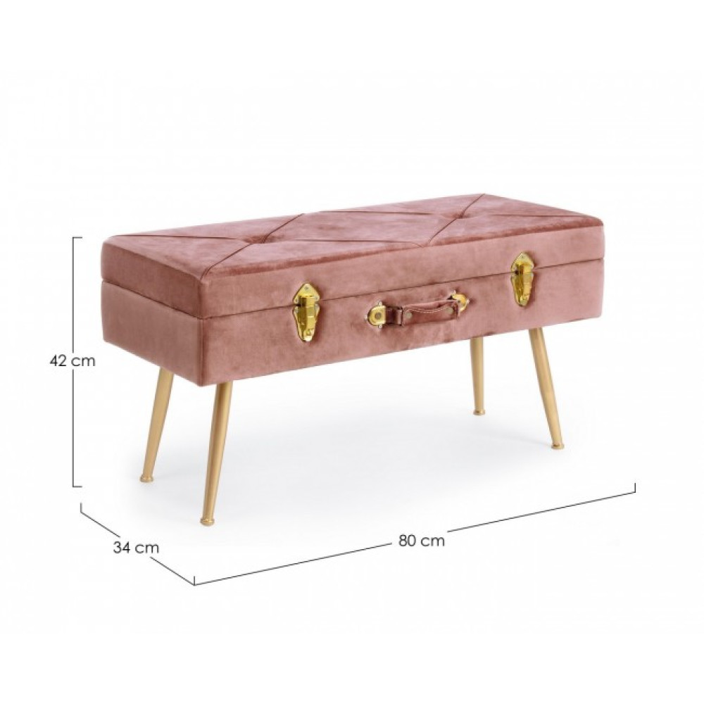 Bizzotto СТАРИННА РОЖЕВА ЛАВКА ДЛЯ ЗБЕРІГАННЯ ПОЛІНА