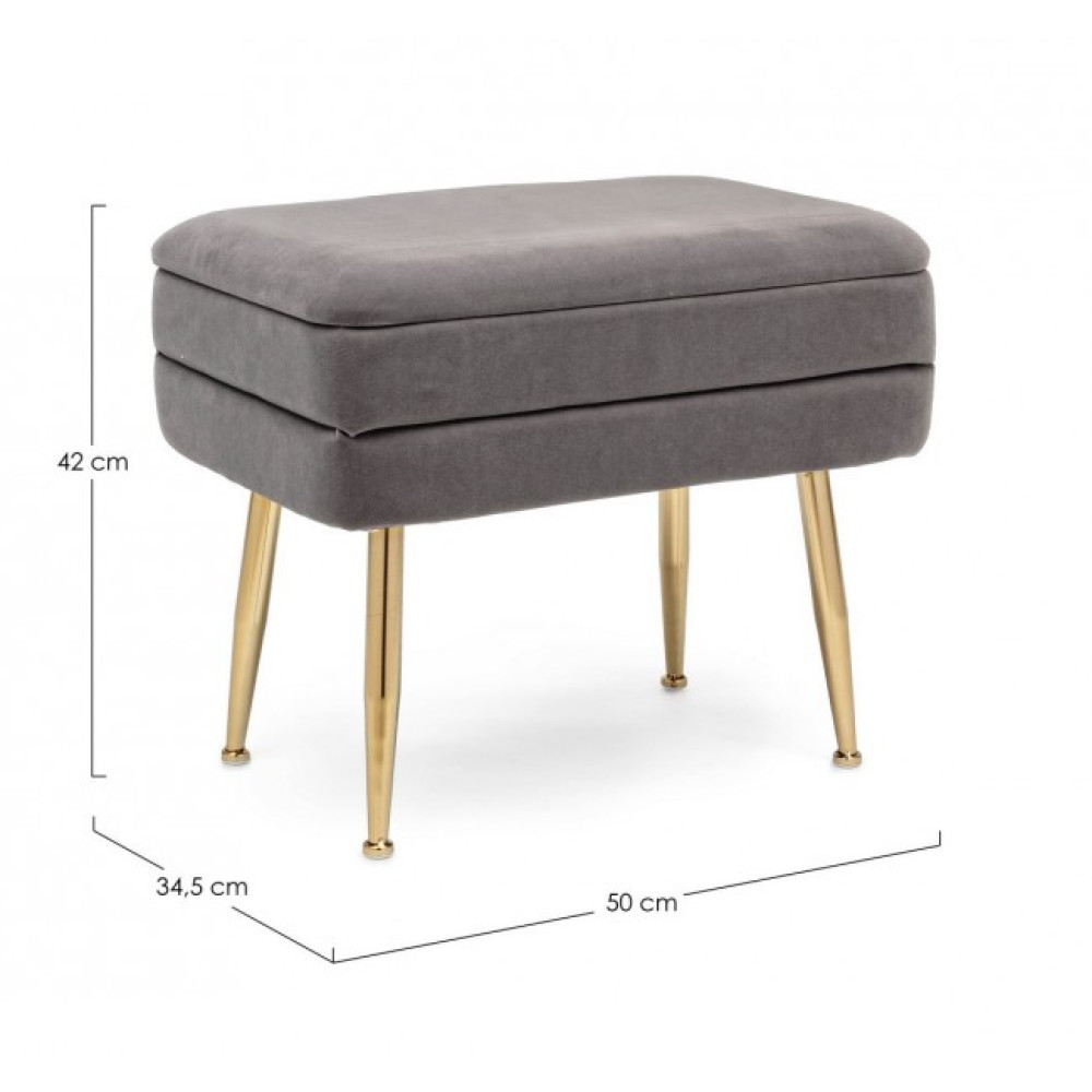 Bizzotto ЛАВА ДЛЯ ЗБЕРІГАННЯ ТЕМНО-СІРА ПАВЛІНА ОДНОМЕРНА Bizzotto ЛАВА ДЛЯ ЗБЕРІГАННЯ ТЕМНО-СІРА ПАВЛІНА ОДНОМЕРНА