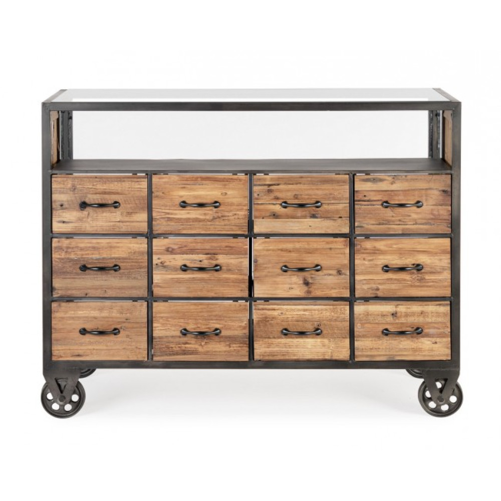 Bizzotto КОМОД MINDIL 12D W-WH H95,5