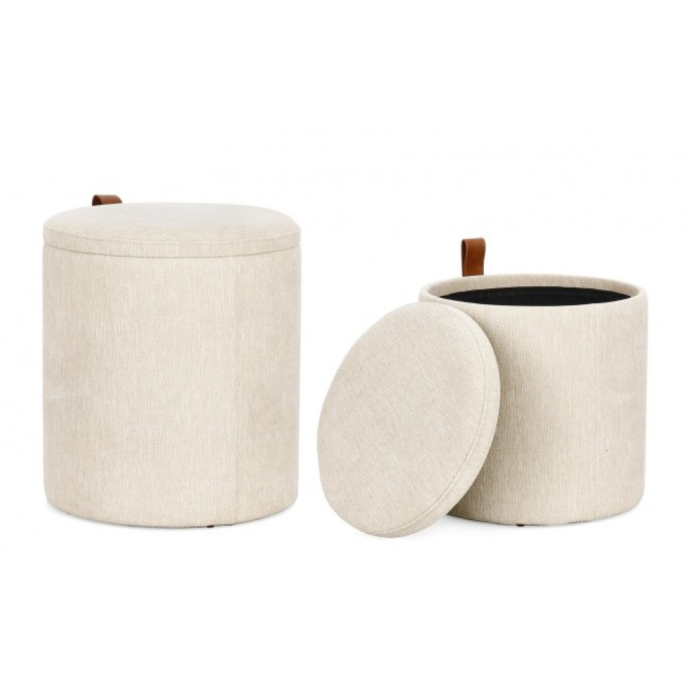 Bizzotto KATIA NAT ПУФ W-STORAGE SET2