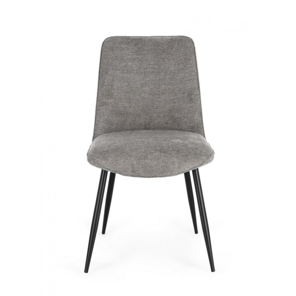 Bizzotto КРІСЛО CORA BLACK/DARK GREY Bizzotto КРІСЛО CORA BLACK/DARK GREY