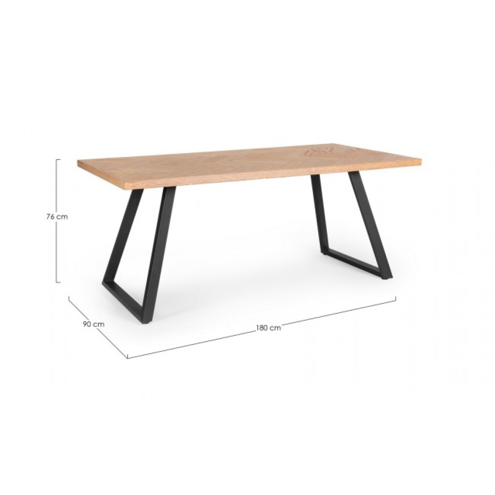 Yes ДУКАТ ЧОРНИЙ СТІЛ 180Х90