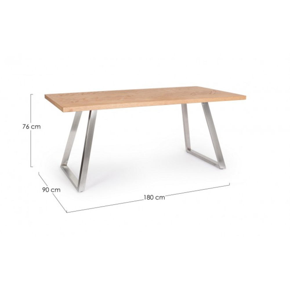 Yes СТІЛ ДУКАТ СТАЛЕВИЙ 180Х90