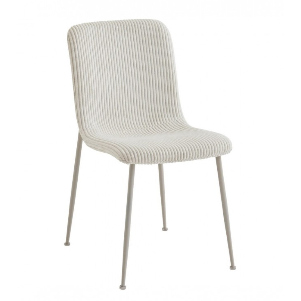 Yes КРІСЛО РІНАС БЕЖЕВЕ РЕБРИСТЕ