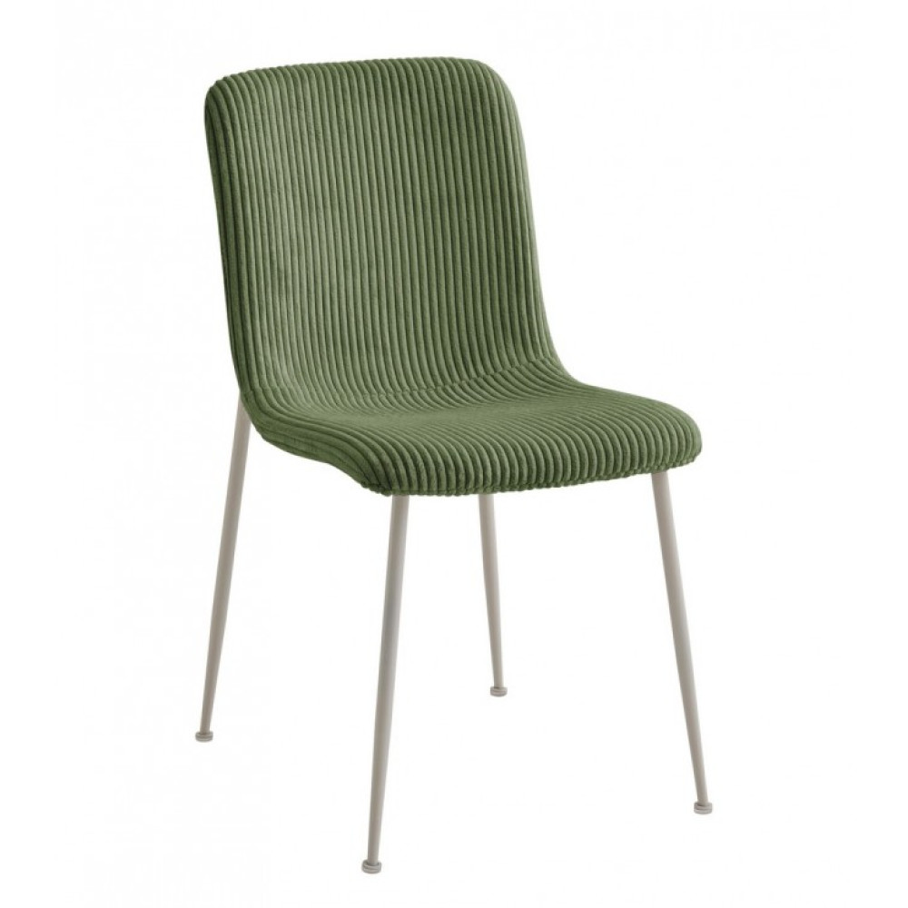 Yes КРІСЛО РІНАС ТЕМНО-ЗЕЛЕНИЙ РОБРИСТИЙ