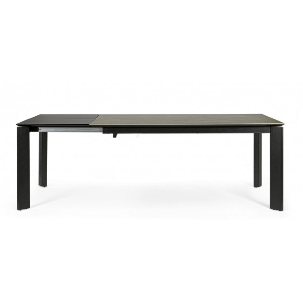 Bizzotto BRIVA СІРО-ЧОРНИЙ EX СТІЛ 160-220X90 Bizzotto BRIVA СІРО-ЧОРНИЙ EX СТІЛ 160-220X90