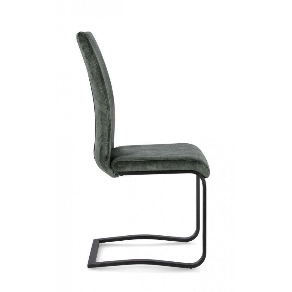 Bizzotto КРІСЛО VELVET KENNETH DARK GEEN Bizzotto КРІСЛО VELVET KENNETH DARK GEEN