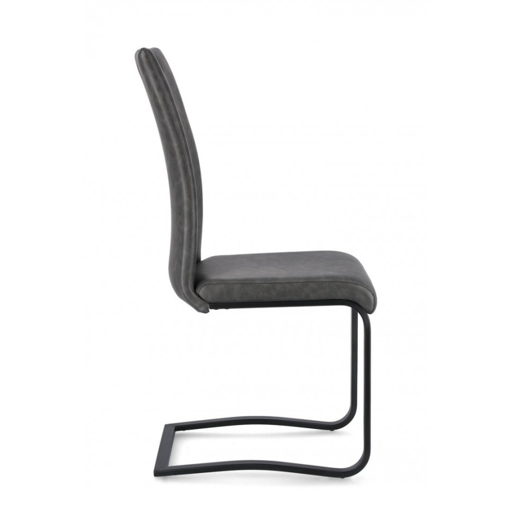 Bizzotto КРІСЛО KENNETH CHARCOAL PU Bizzotto КРІСЛО KENNETH CHARCOAL PU