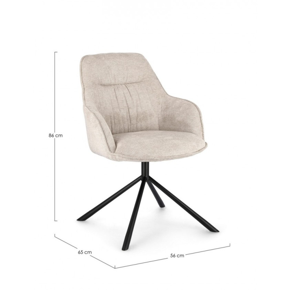 Bizzotto КРІСЛО GRANT AVORY