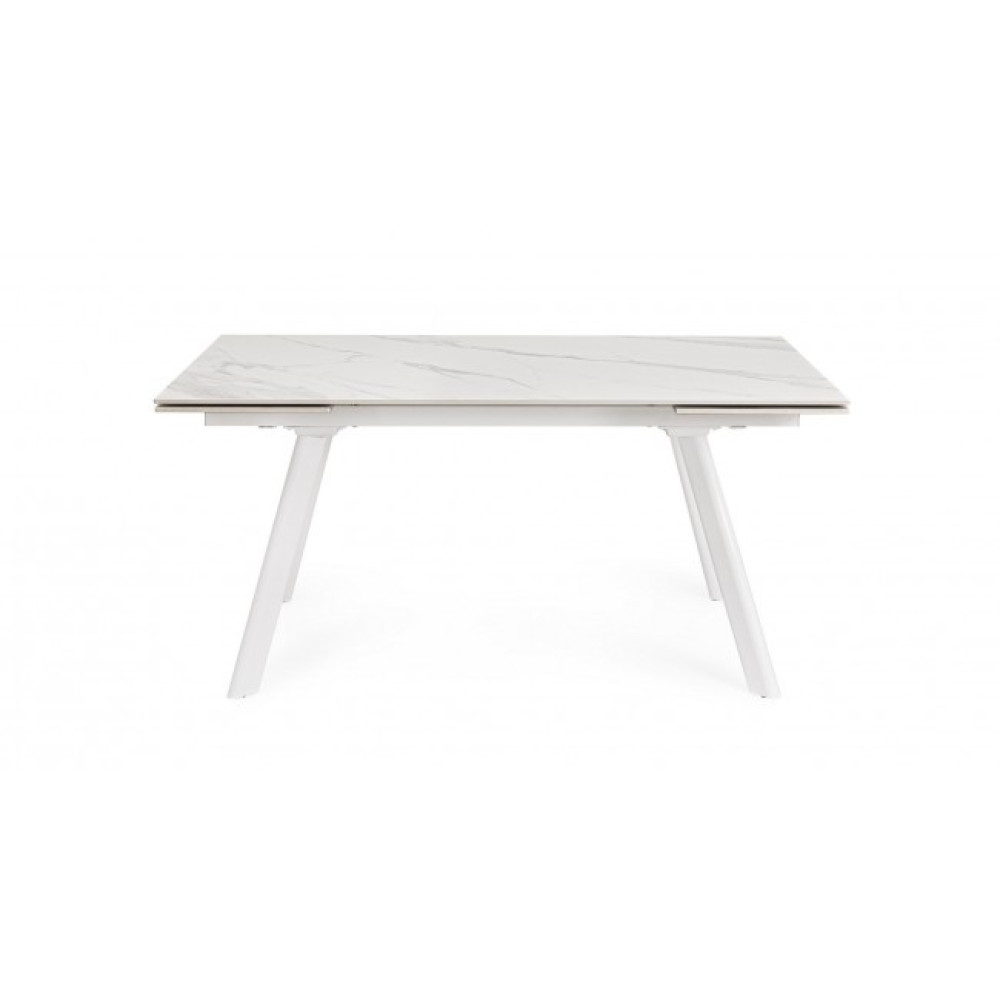 Bizzotto СТІЛ JARKKO WHITE EXT 160-240X90 Bizzotto СТІЛ JARKKO WHITE EXT 160-240X90