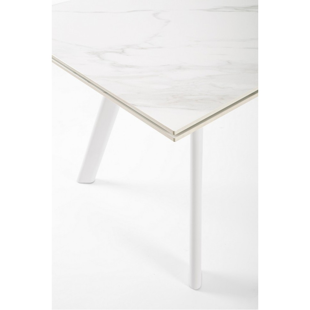 Bizzotto СТІЛ JARKKO WHITE EXT 160-240X90 Bizzotto СТІЛ JARKKO WHITE EXT 160-240X90