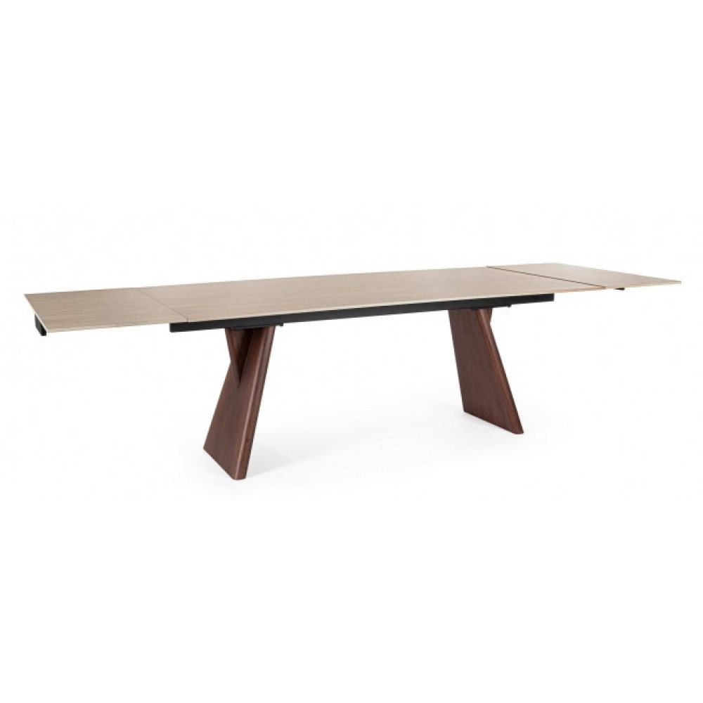 Bizzotto MAIKKI EXT WALN/TRAV.TABLE 200/300X100