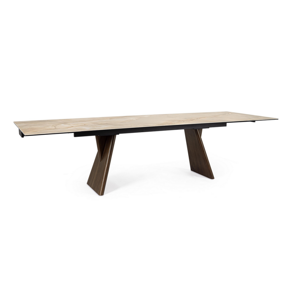 Homemotion СТІЛ MAIKKI WALNUT/ONYX EXT 200/300X100