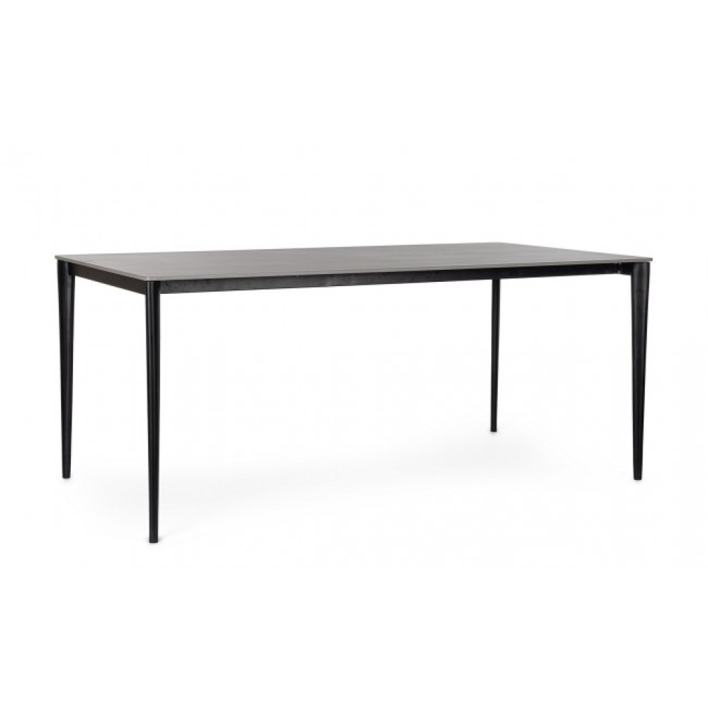 Bizzotto REIJA СТІЛ 180X90ЧОРНИЙ/СІРИЙ