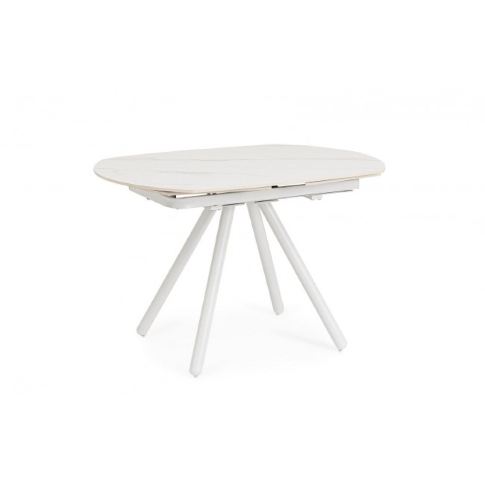 Bizzotto СТІЛ RAITA ALU 119/178X89,4 БІЛИЙ/БІЛИЙ