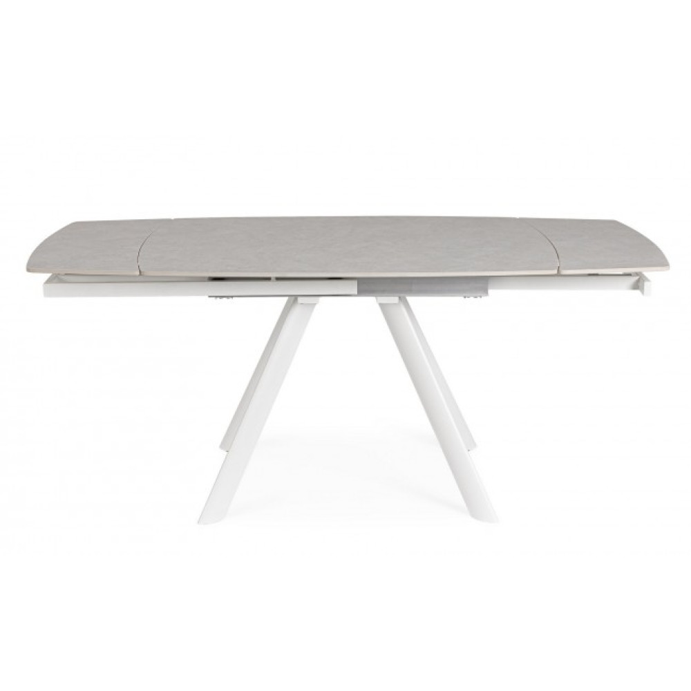 Bizzotto СТІЛ ALU 119.5/180X85 БІЛИЙ/L.GRE Bizzotto СТІЛ ALU 119.5/180X85 БІЛИЙ/L.GRE