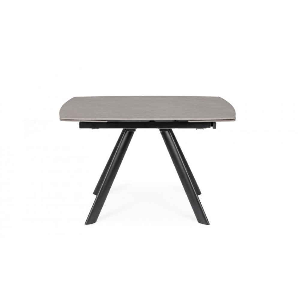 Bizzotto СТІЛ RAILI ALU 119.5/180X85 ЧОРНИЙ/СІРИЙ Bizzotto СТІЛ RAILI ALU 119.5/180X85 ЧОРНИЙ/СІРИЙ