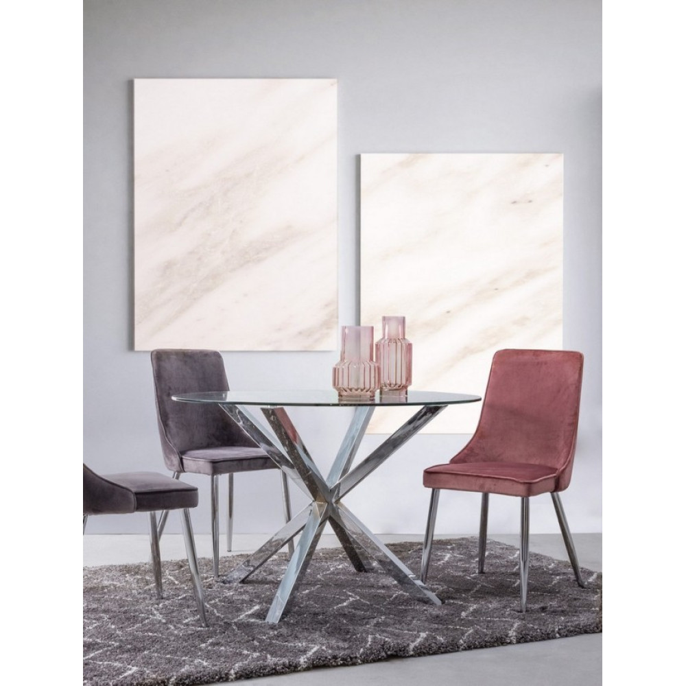 Bizzotto МАЙ КРУГЛИЙ СТІЛ СТАЛЕВА НІЖКА D114 Bizzotto МАЙ КРУГЛИЙ СТІЛ СТАЛЕВА НІЖКА D114