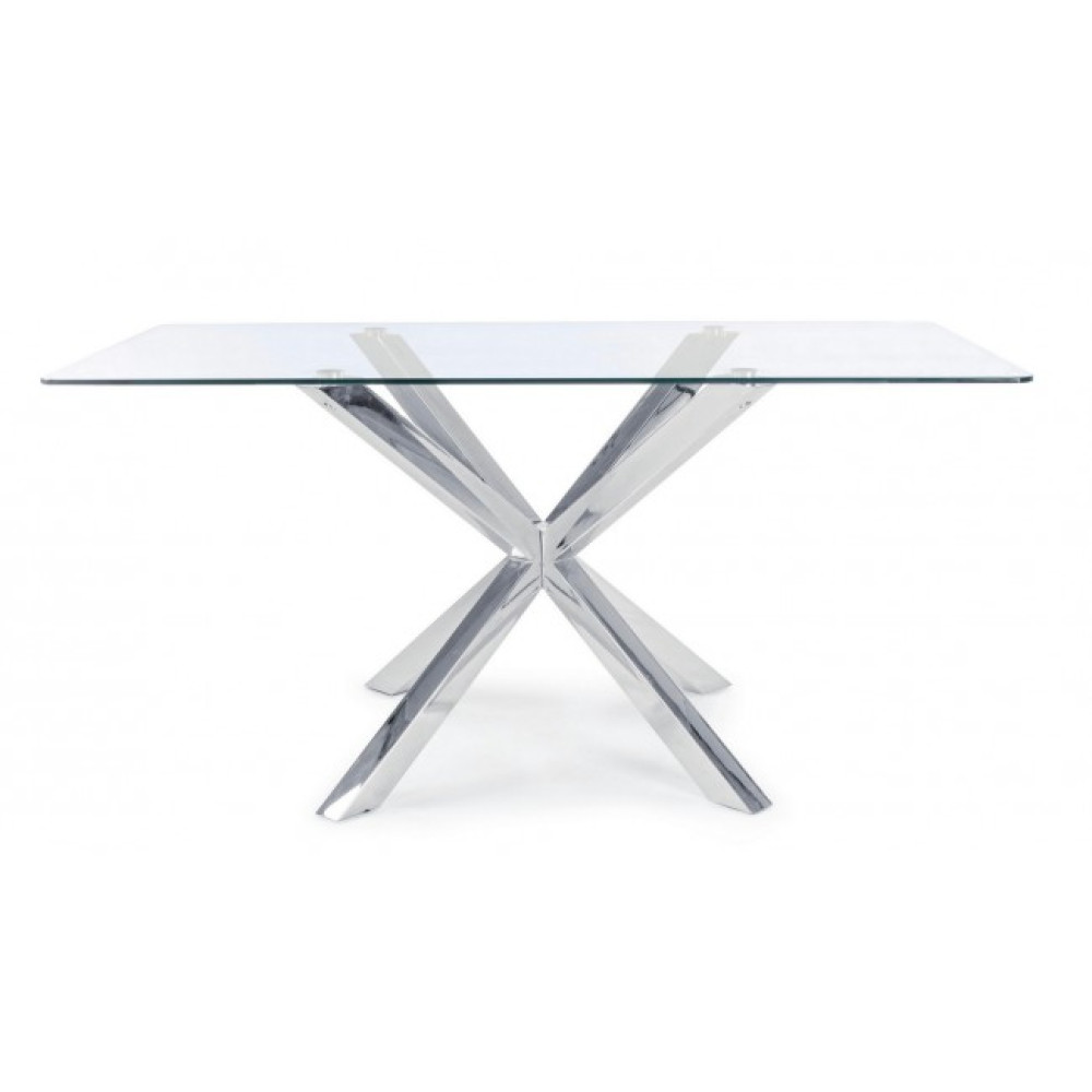 Bizzotto СТІЛ МАЙ ПРЯМОКУТНИЙ СТАЛЕВИЙ НІЖКА 160Х90 Bizzotto СТІЛ МАЙ ПРЯМОКУТНИЙ СТАЛЕВИЙ НІЖКА 160Х90