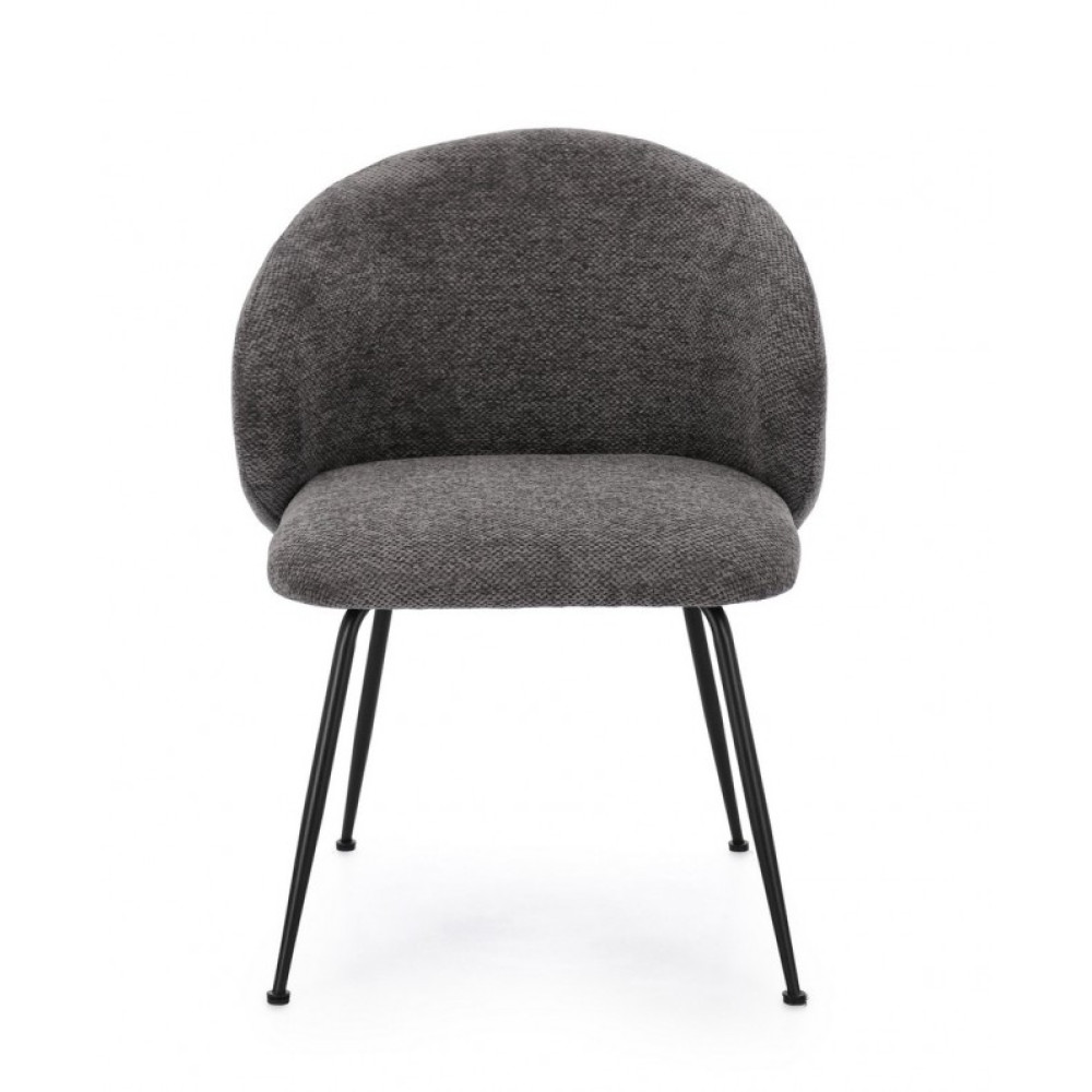 Bizzotto КРІСЛО GEISEN ТЕМНО-СІРЕ Bizzotto КРІСЛО GEISEN ТЕМНО-СІРЕ