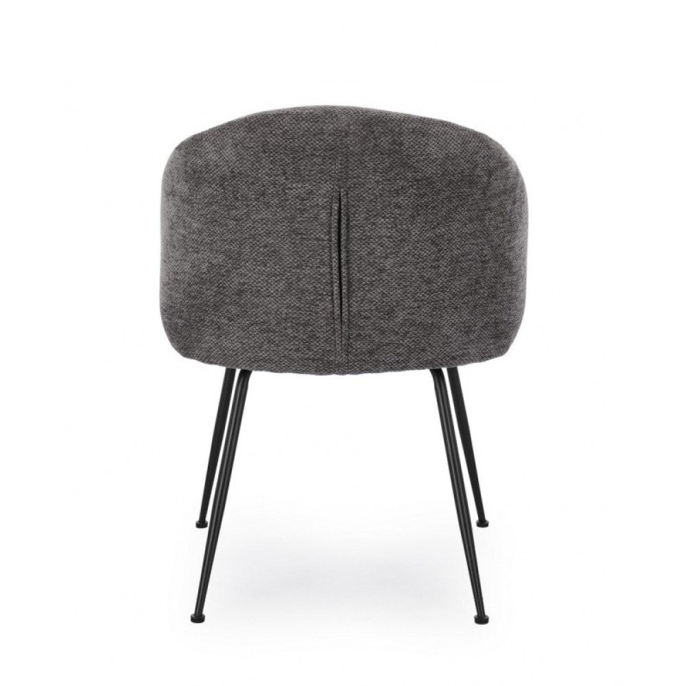 Bizzotto КРІСЛО GEISEN ТЕМНО-СІРЕ Bizzotto КРІСЛО GEISEN ТЕМНО-СІРЕ