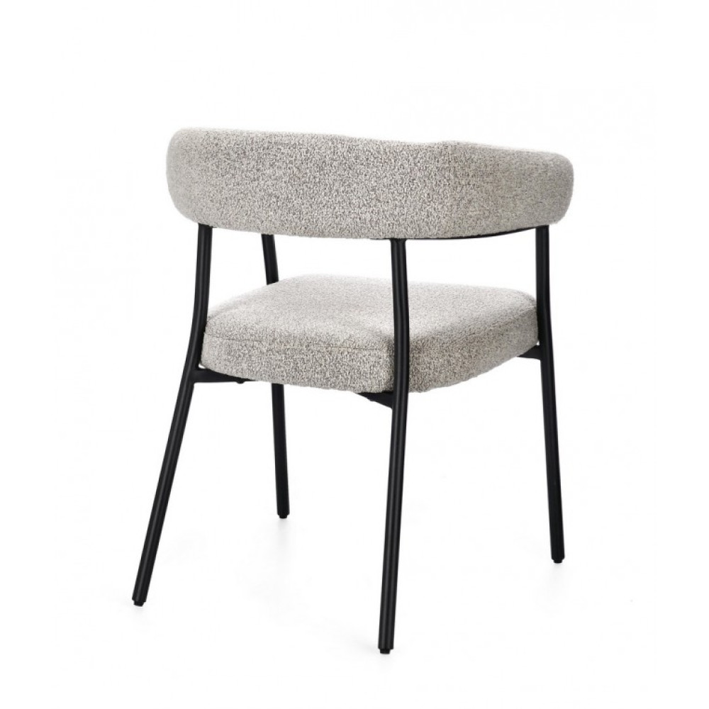 Bizzotto КРІСЛО GIAELE BLACK/TAUPE W-ARMR Bizzotto КРІСЛО GIAELE BLACK/TAUPE W-ARMR