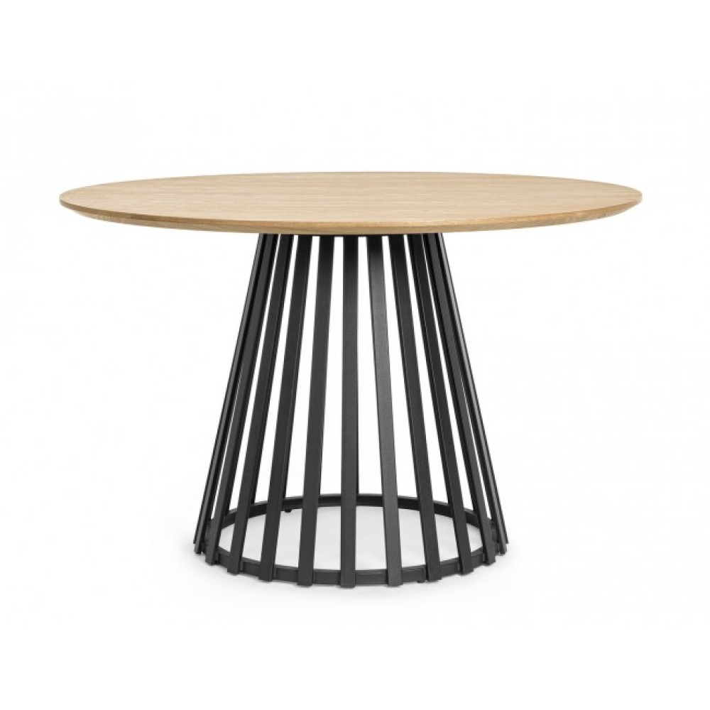Bizzotto CILLIAN BLACK/NATURAL TABLE D120