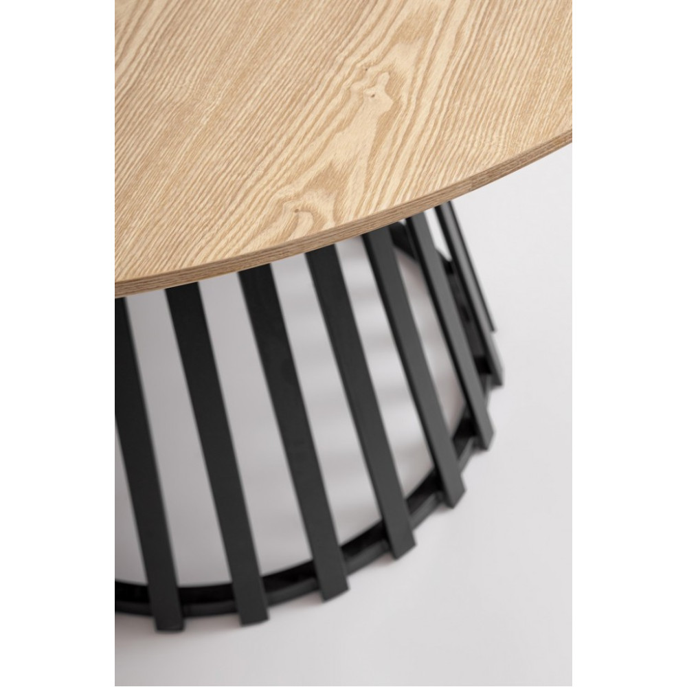 Bizzotto CILLIAN BLACK/NATURAL TABLE D120 Bizzotto CILLIAN BLACK/NATURAL TABLE D120