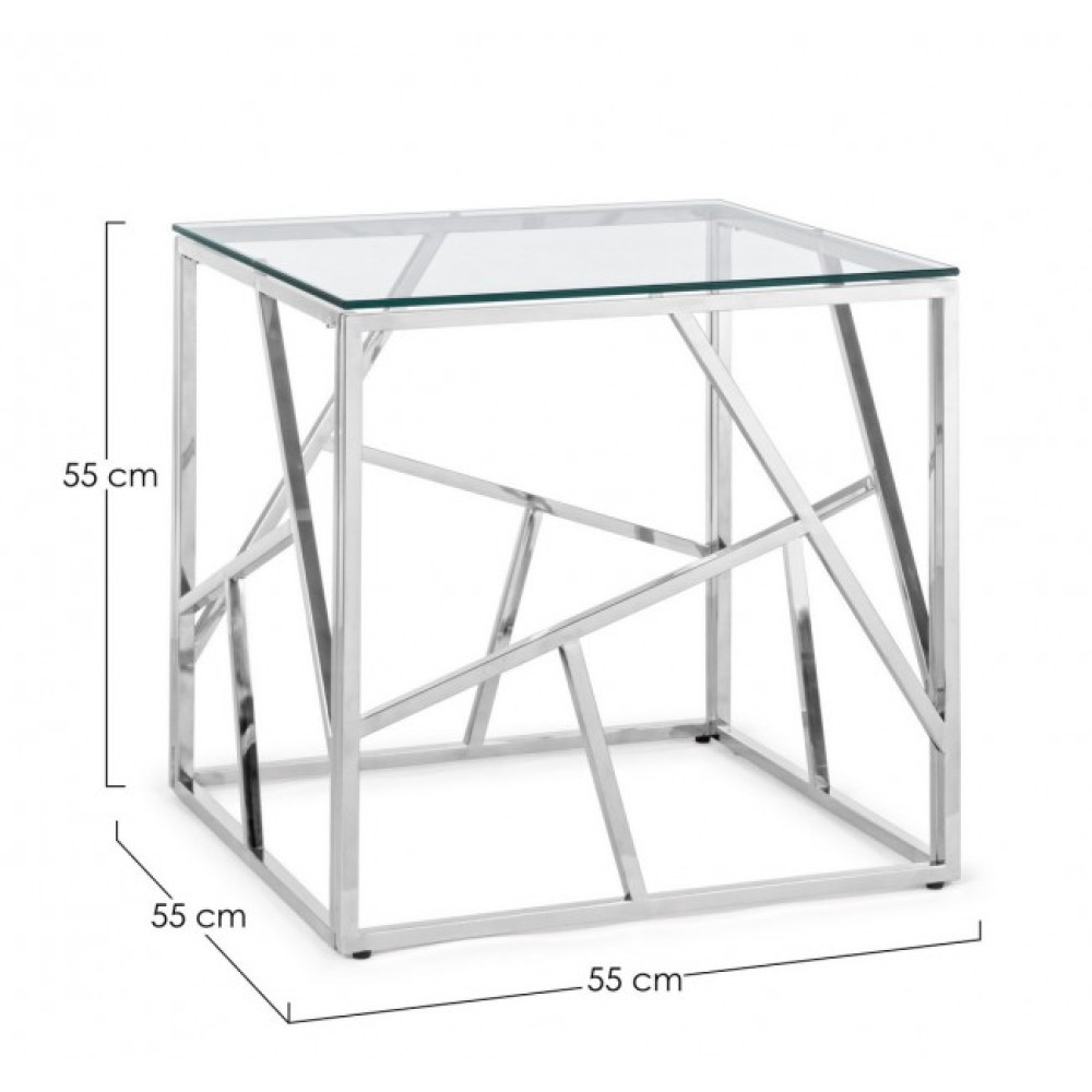 Bizzotto КАВОВИЙ СТІЛ RAYAN КВАДРАТНИЙ 55Х55