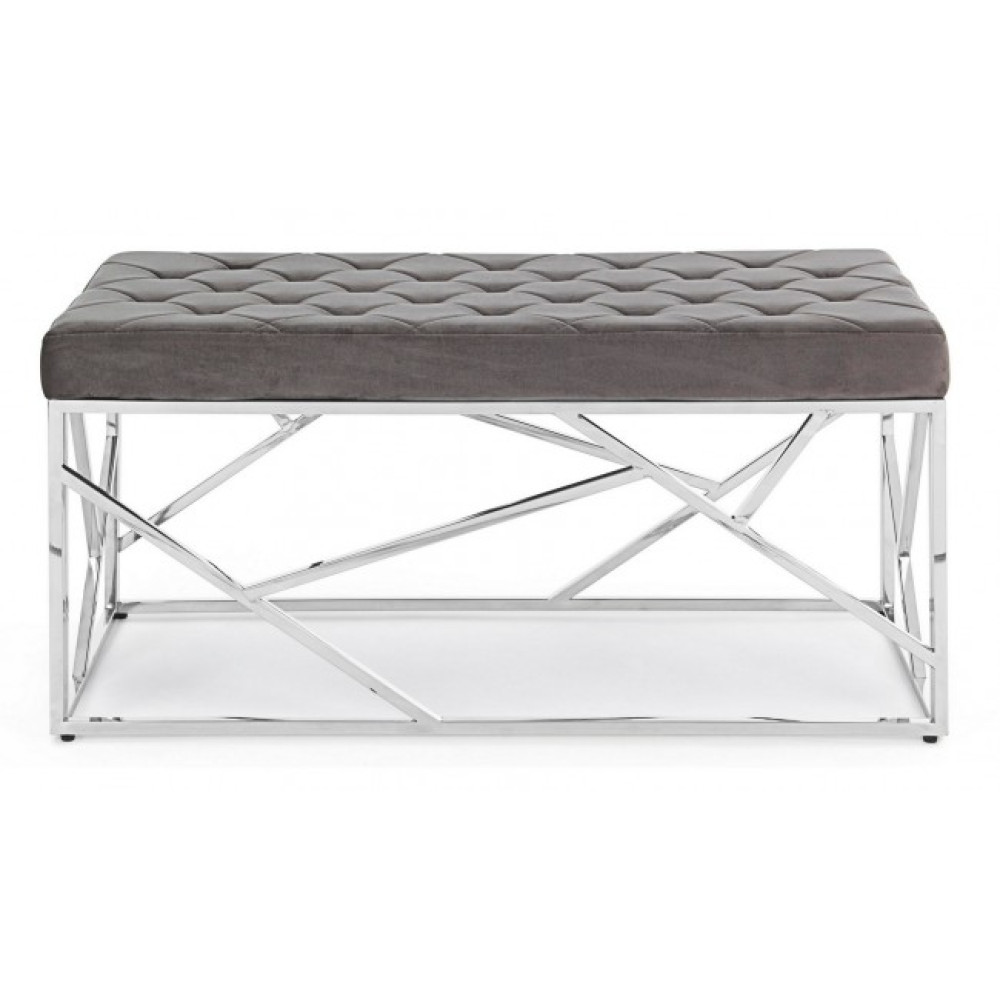 Bizzotto ОКСАМИТНА ЛАВА RAYAN GREY 97X44 Bizzotto ОКСАМИТНА ЛАВА RAYAN GREY 97X44