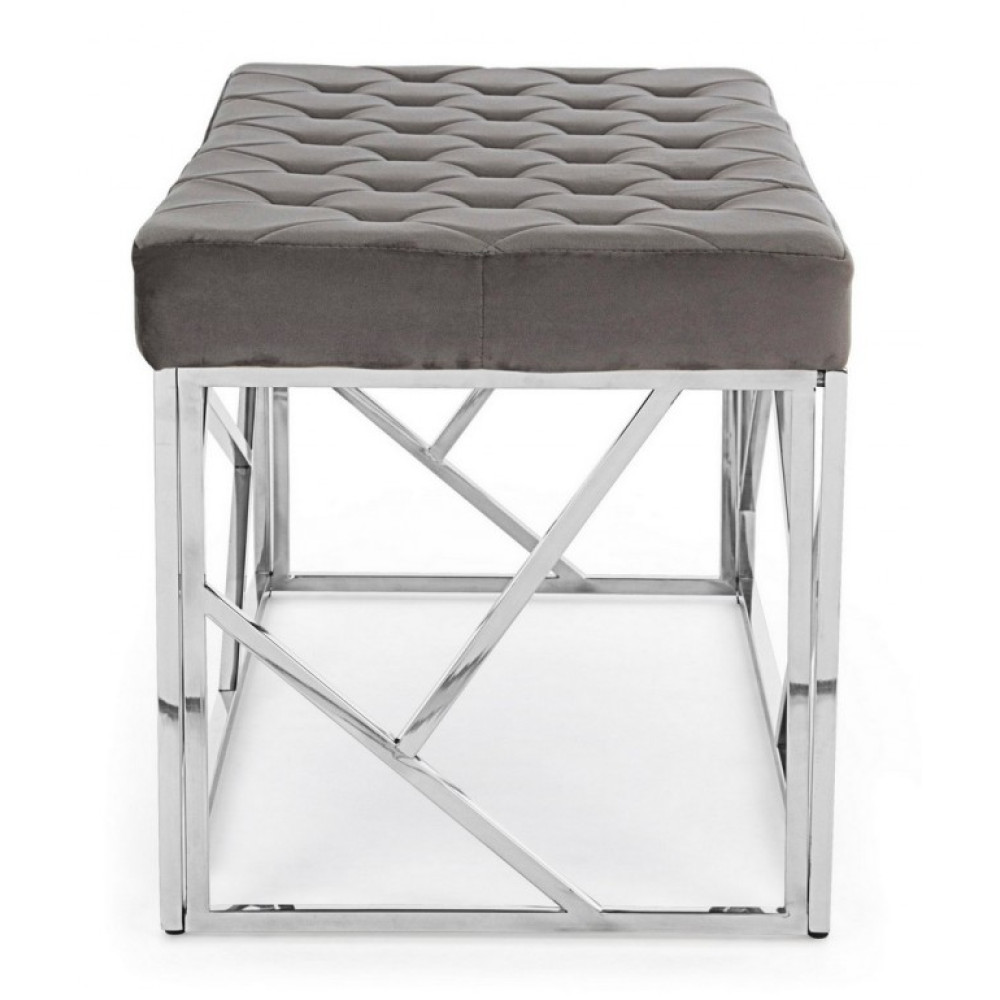 Bizzotto ОКСАМИТНА ЛАВА RAYAN GREY 97X44 Bizzotto ОКСАМИТНА ЛАВА RAYAN GREY 97X44