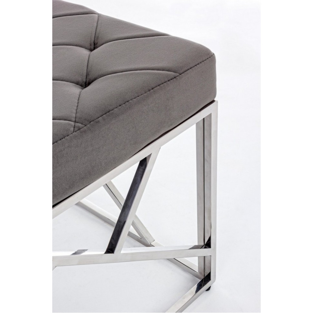 Bizzotto ОКСАМИТНА ЛАВА RAYAN GREY 97X44 Bizzotto ОКСАМИТНА ЛАВА RAYAN GREY 97X44