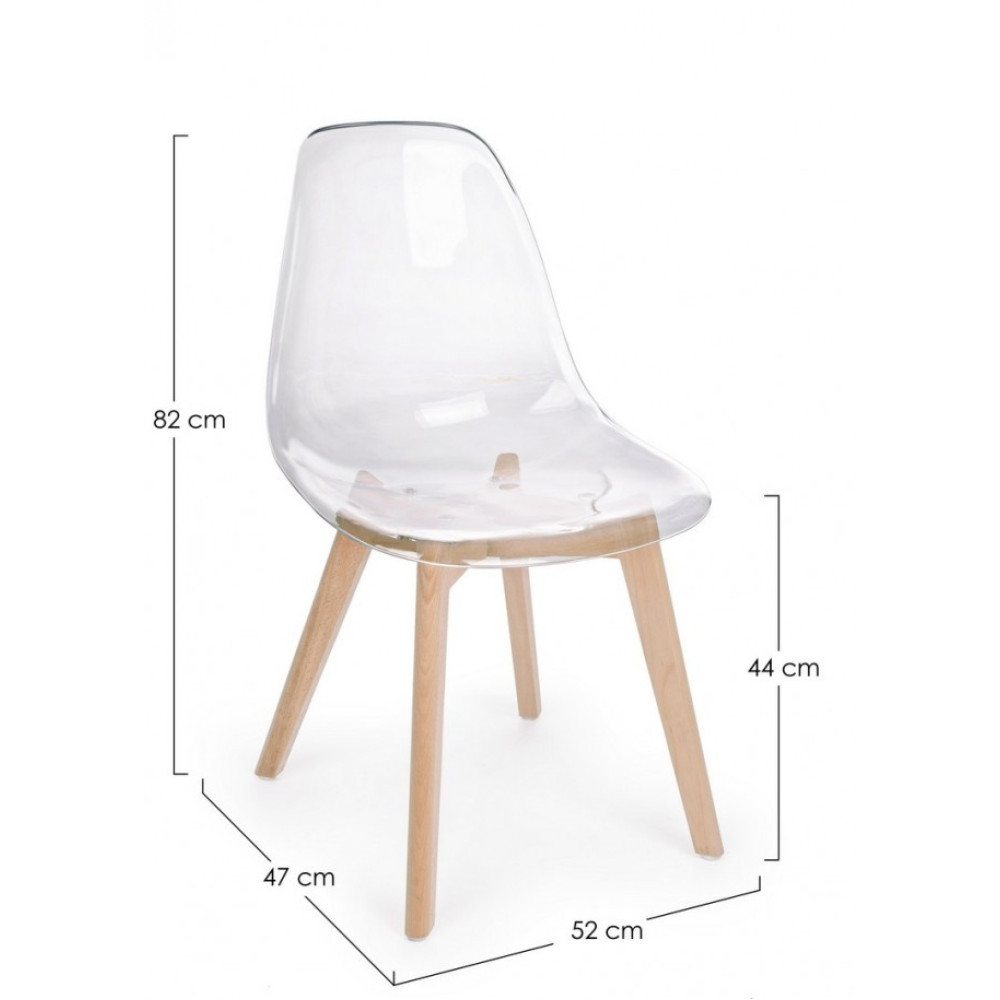 Bizzotto ЛЕГКЕ ПРОЗОРО КРІСЛО