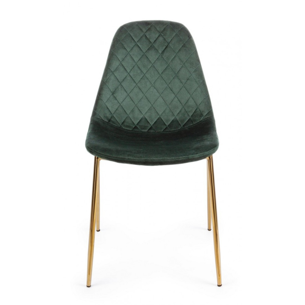 Bizzotto КРІСЛО МАХРОВЕ ТЕМНО-ЗЕЛЕНИЙ ОКСАМИТ Bizzotto КРІСЛО МАХРОВЕ ТЕМНО-ЗЕЛЕНИЙ ОКСАМИТ