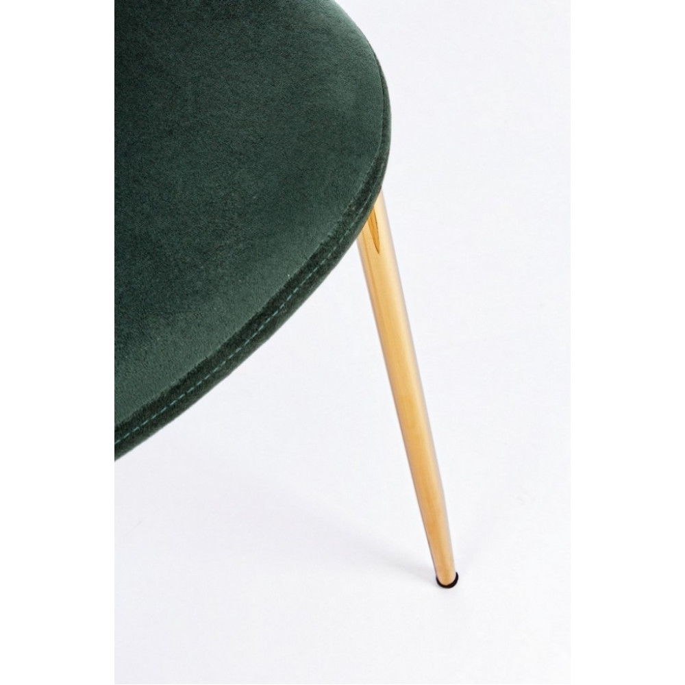 Bizzotto КРІСЛО МАХРОВЕ ТЕМНО-ЗЕЛЕНИЙ ОКСАМИТ Bizzotto КРІСЛО МАХРОВЕ ТЕМНО-ЗЕЛЕНИЙ ОКСАМИТ