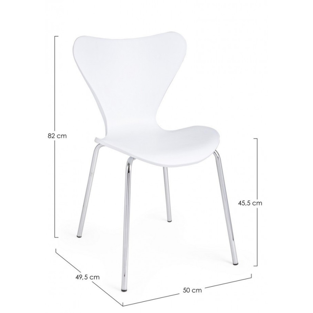 Bizzotto СТІЛЕЦЕ TESSA WHITE