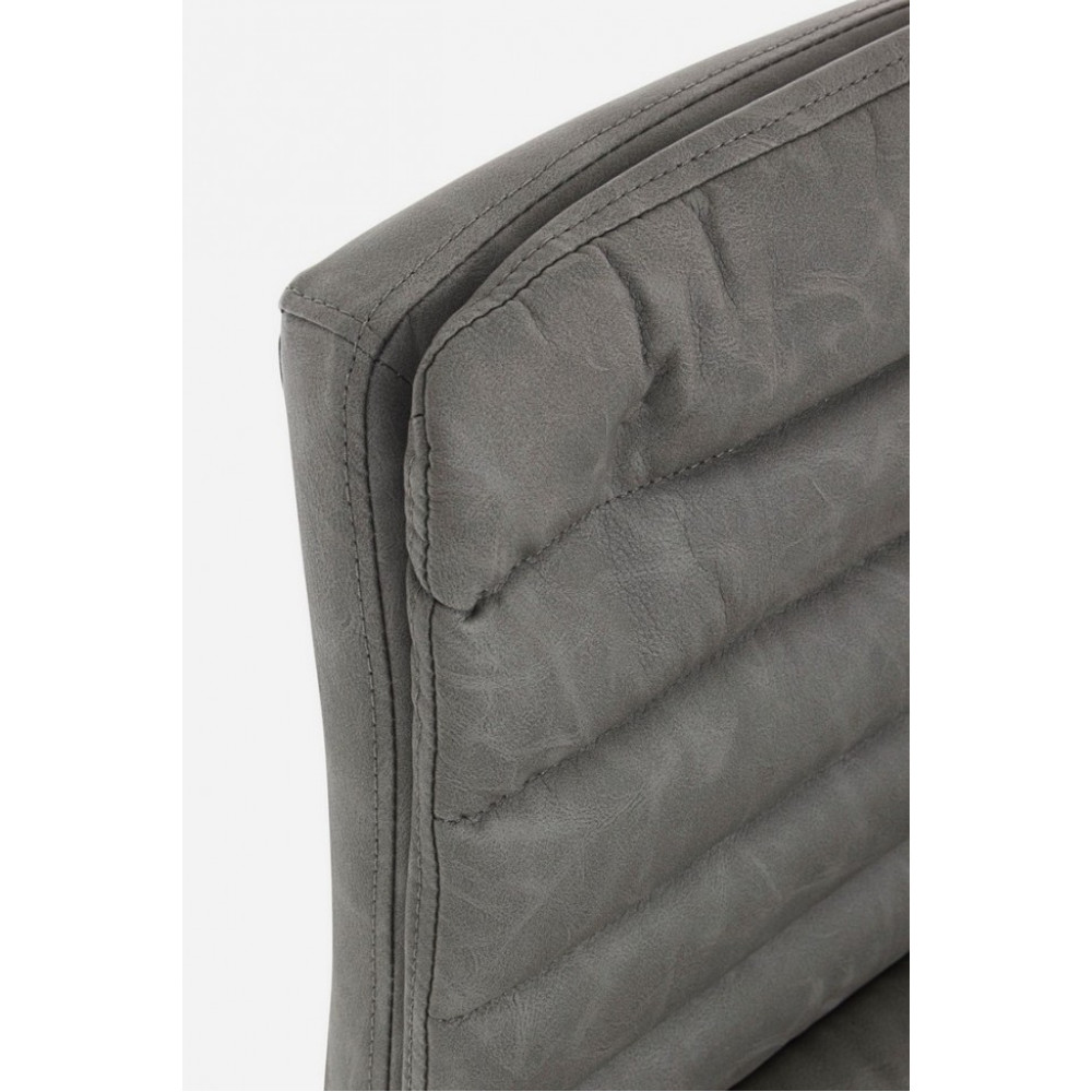 Yes БАРНИЙ СТІЛЕЦЬ CONNOR ВІНТАЖ ТЕМНО-СІРИЙ