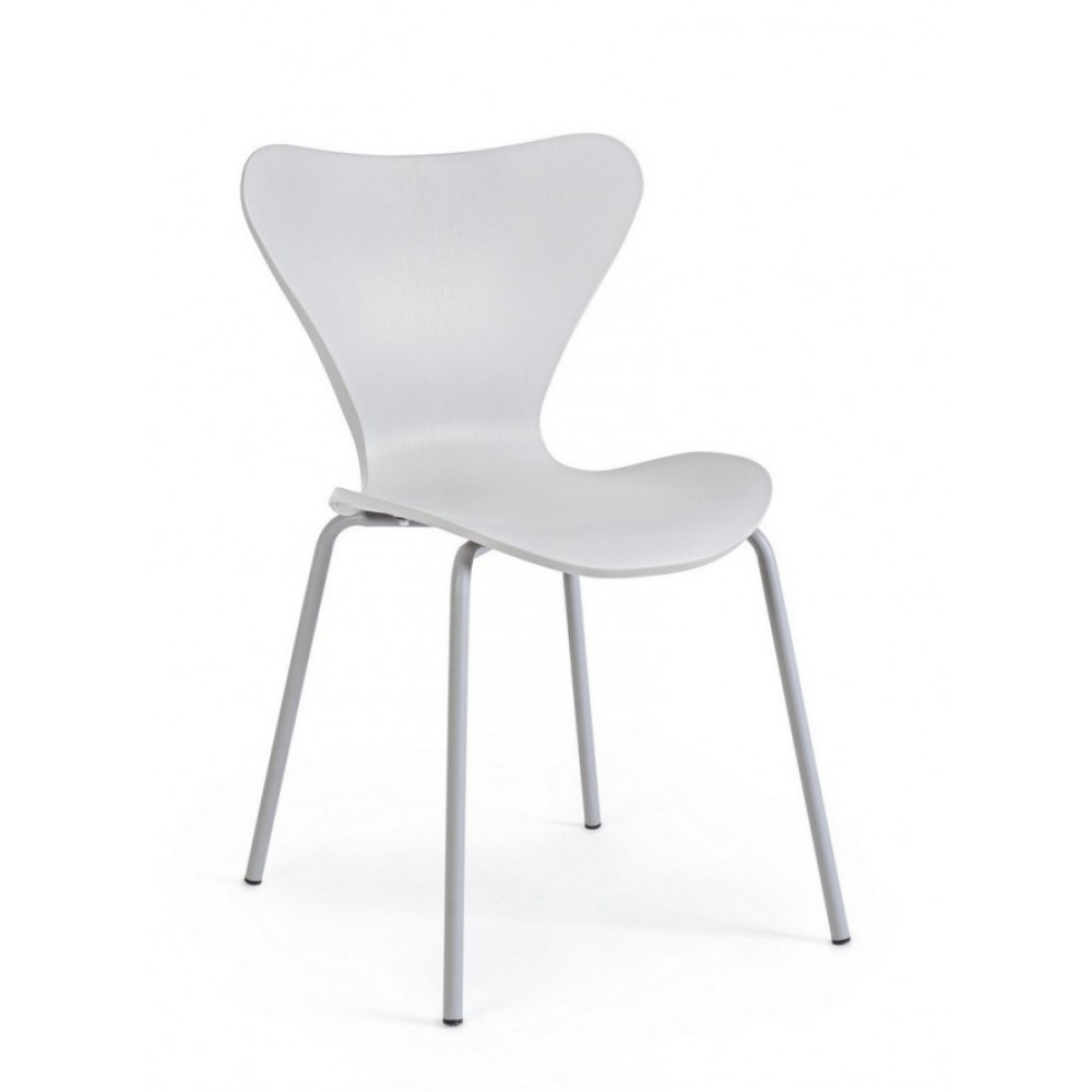 Bizzotto СТІЛЕЦЕ TESSA LIGHT GREY W-MATCH COL.LEGS