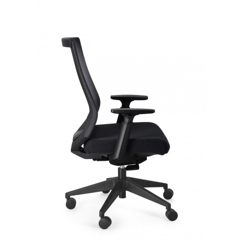 Bizzotto MARCUS BLACK ОФІСНЕ КРІСЛО W-ПІДЛОКІТНИКИ Bizzotto MARCUS BLACK ОФІСНЕ КРІСЛО W-ПІДЛОКІТНИКИ